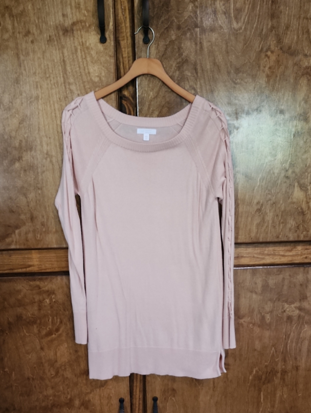 LC Lauren Conrad Dusty Blush Crewneck Sweater